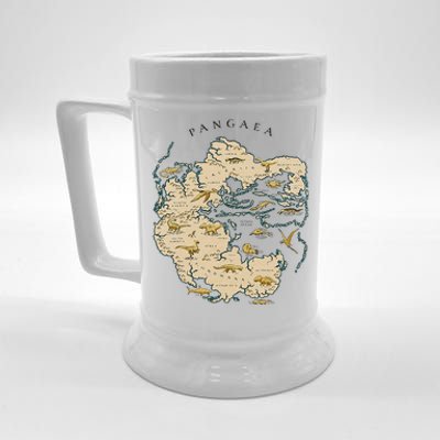 Reunite Pangaea World Map History Geology Earth Geologist Beer Stein