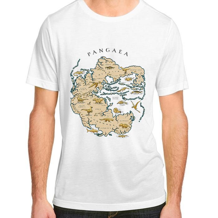 Reunite Pangaea World Map History Geology Earth Geologist Adult ChromaSoft Performance T-Shirt