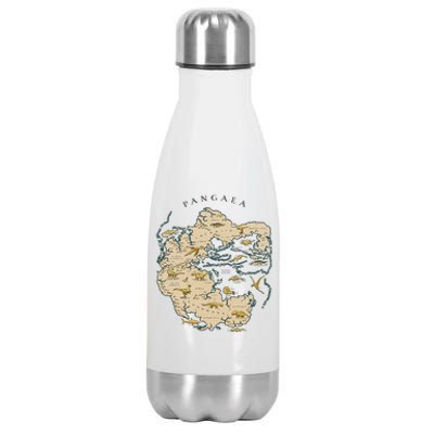 Reunite Pangaea World Map History Geology Earth Geologist Stainless Steel Insulated Water Bottle