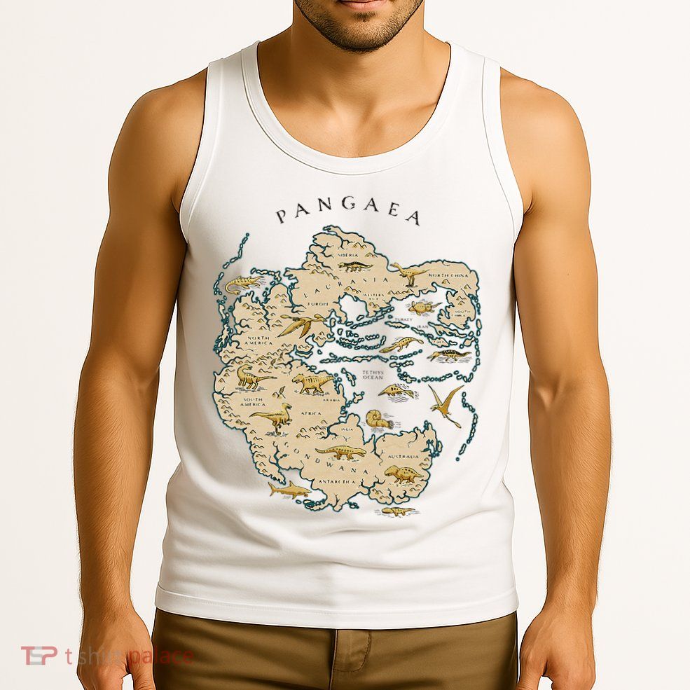Reunite Pangaea World Map History Geology Earth Geologist Tank Top