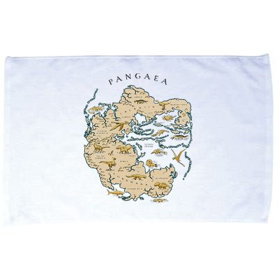 Reunite Pangaea World Map History Geology Earth Geologist Microfiber Hand Towel
