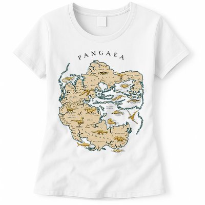 Reunite Pangaea World Map History Geology Earth Geologist Womens T-Shirt