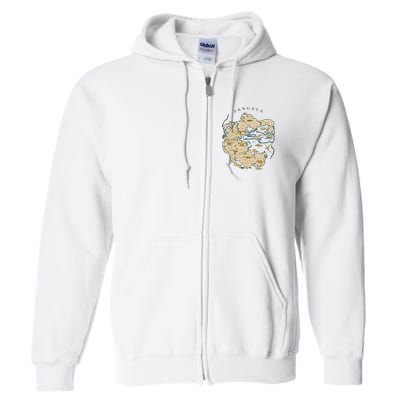 Reunite Pangaea World Map History Geology Earth Geologist Full Zip Hoodie