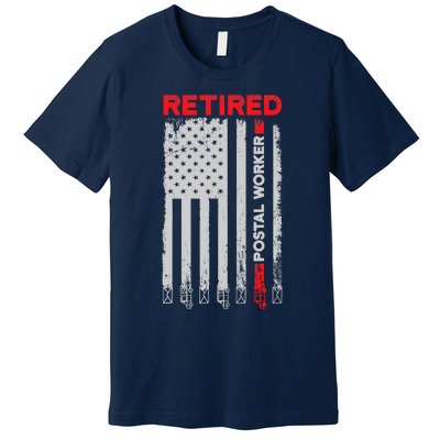 Retired Postal Worker Achieved Mailman Retirement Premium T-Shirt