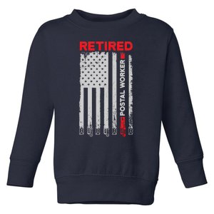 Retired Postal Worker Achieved Mailman Retirement Toddler Sweatshirt