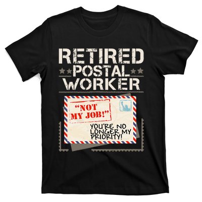 Retired Postal Worker Mailman Postman Mail Carrier T-Shirt