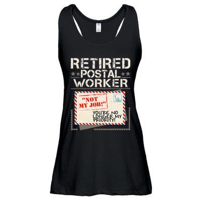 Retired Postal Worker Mailman Postman Mail Carrier Ladies Essential Flowy Tank