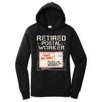 Retired Postal Worker Mailman Postman Mail Carrier Women's Pullover Hoodie