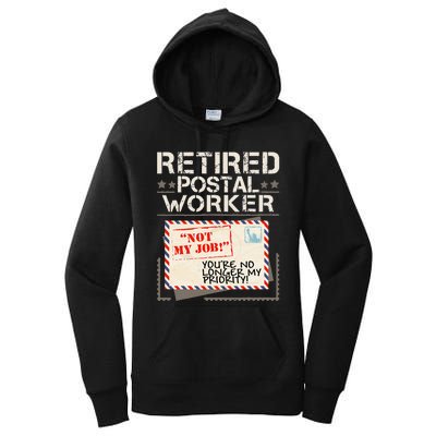 Retired Postal Worker Mailman Postman Mail Carrier Women's Pullover Hoodie