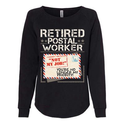 Retired Postal Worker Mailman Postman Mail Carrier Womens California Wash Sweatshirt