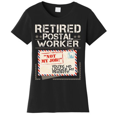 Retired Postal Worker Mailman Postman Mail Carrier Women's T-Shirt