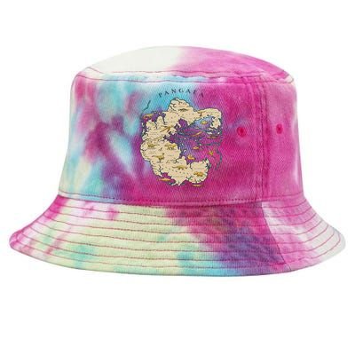 Reunite Pangaea World Map History Geology Earth Geologist Tie-Dyed Bucket Hat