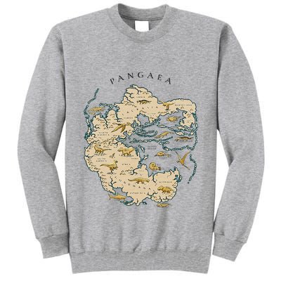 Reunite Pangaea World Map History Geology Earth Geologist Tall Sweatshirt