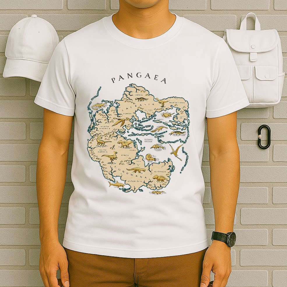 Reunite Pangaea World Map History Geology Earth Geologist T-Shirt