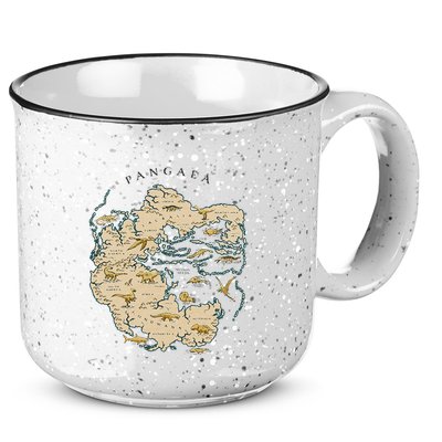 Reunite Pangaea World Map History Geology Earth Geologist 15oz Campfire Ceramic Mug