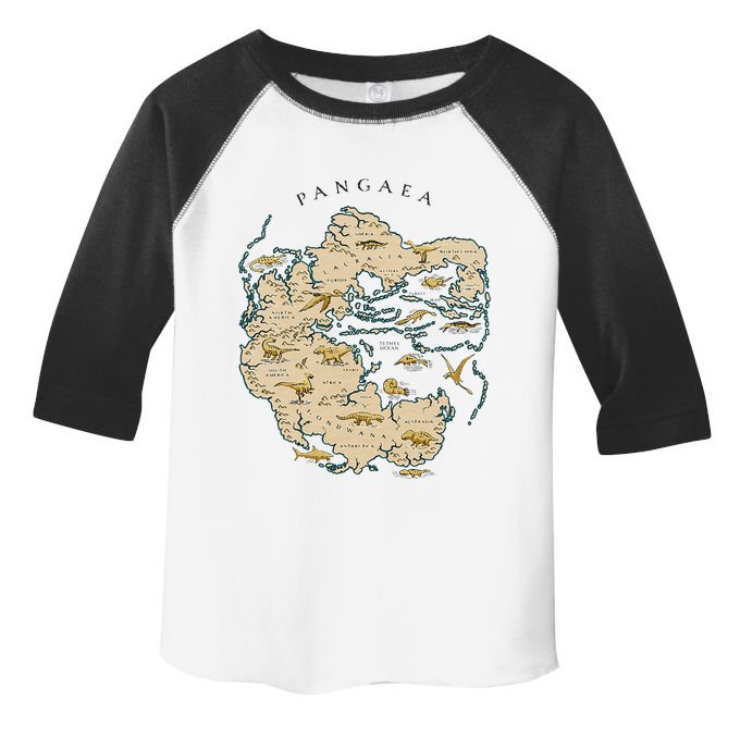 Reunite Pangaea World Map History Geology Earth Geologist Toddler Fine Jersey T-Shirt