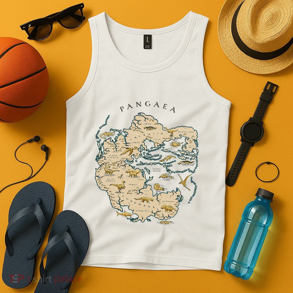 Reunite Pangaea World Map History Geology Earth Geologist Tank Top