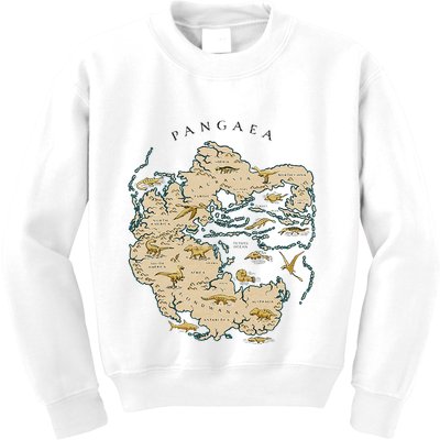 Reunite Pangaea World Map History Geology Earth Geologist Kids Sweatshirt