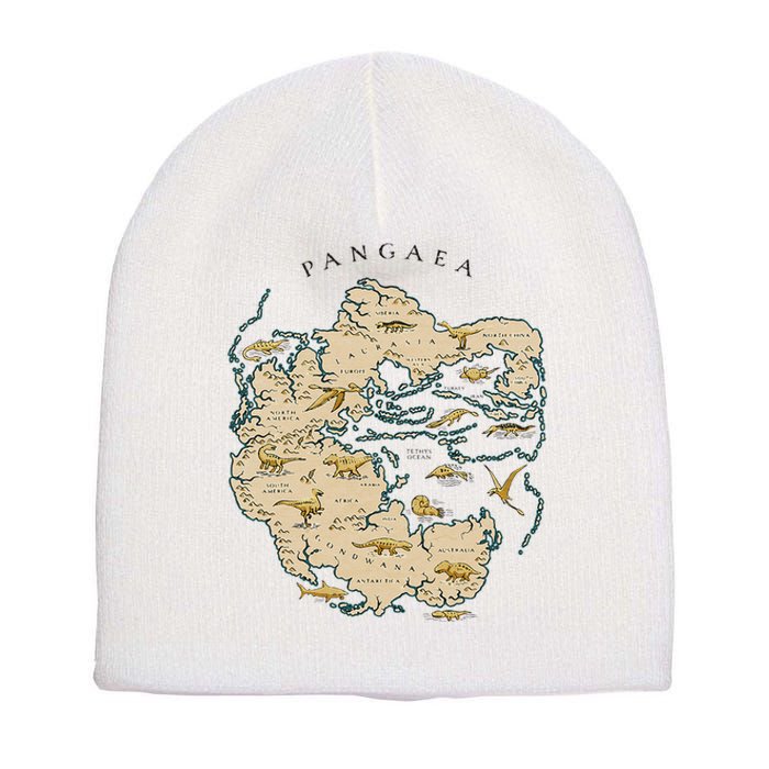 Reunite Pangaea World Map History Geology Earth Geologist Short Acrylic Beanie