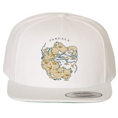 Reunite Pangaea World Map History Geology Earth Geologist Wool Snapback Cap