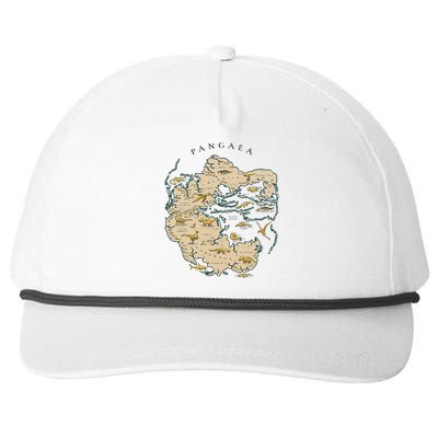 Reunite Pangaea World Map History Geology Earth Geologist Snapback Five-Panel Rope Hat