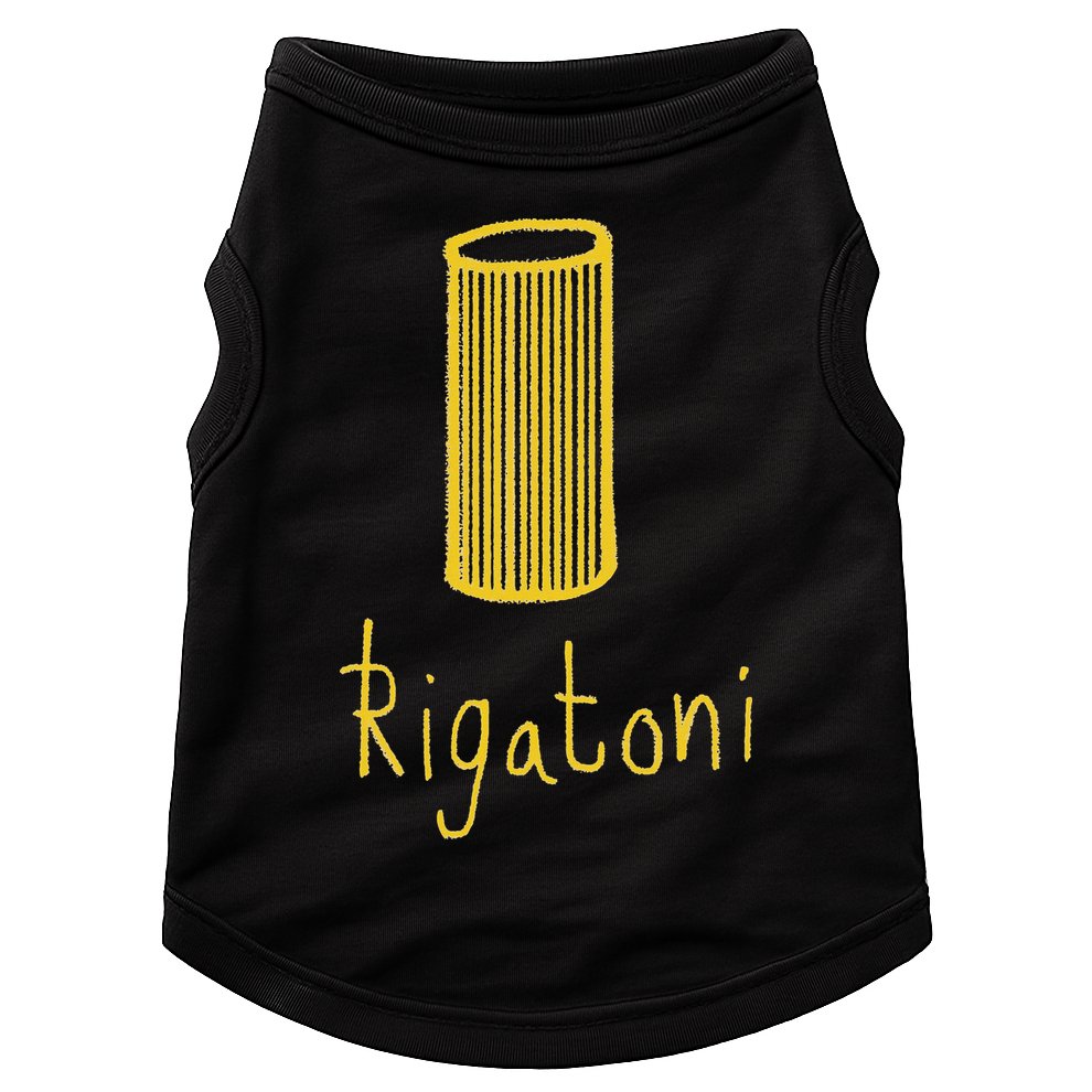 Rigatoni Pasta Wear Your Love Of Pasta Funny Doggie Tank