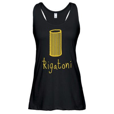 Rigatoni Pasta Wear Your Love Of Pasta Funny Ladies Essential Flowy Tank