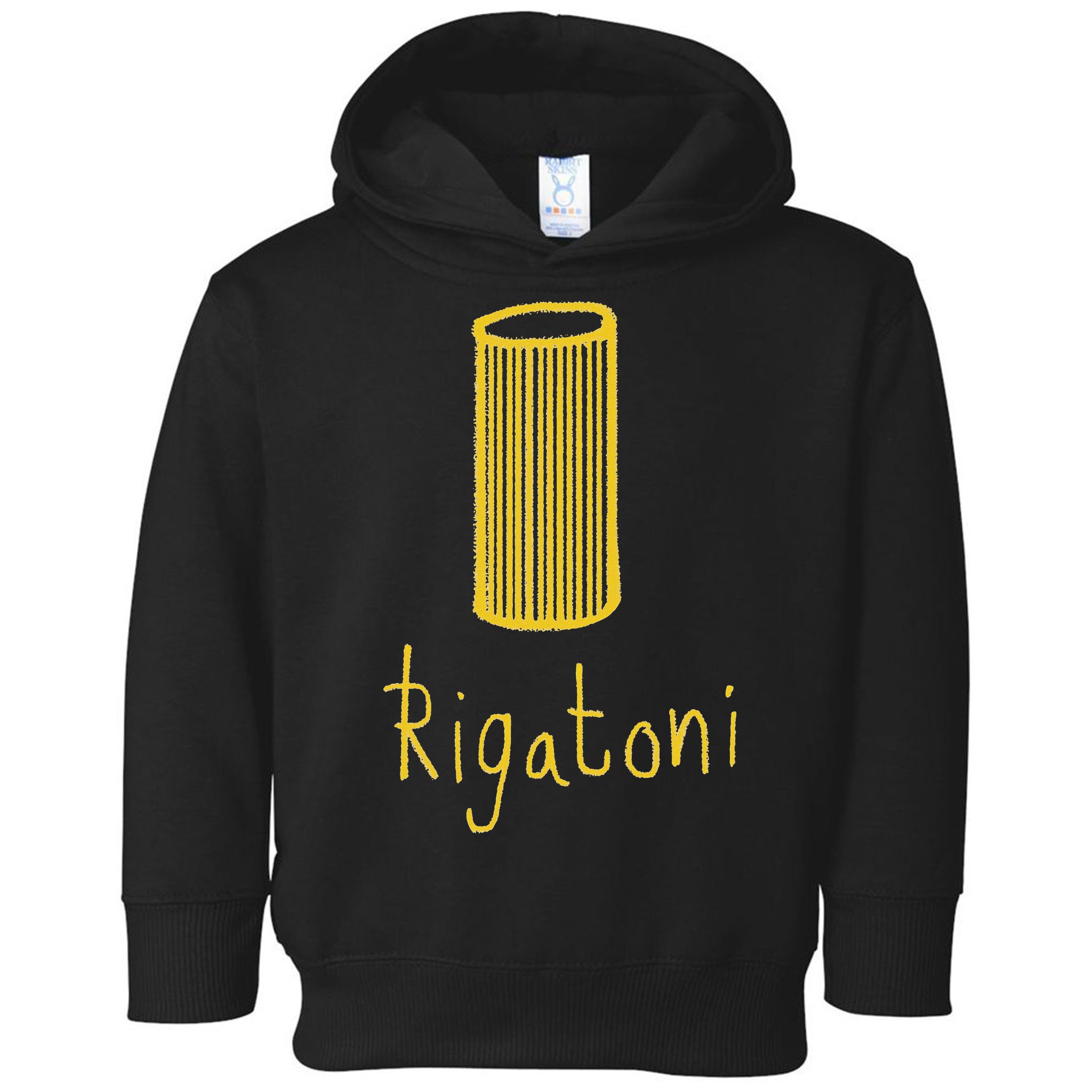Rigatoni Pasta Wear Your Love Of Pasta Funny Toddler Hoodie