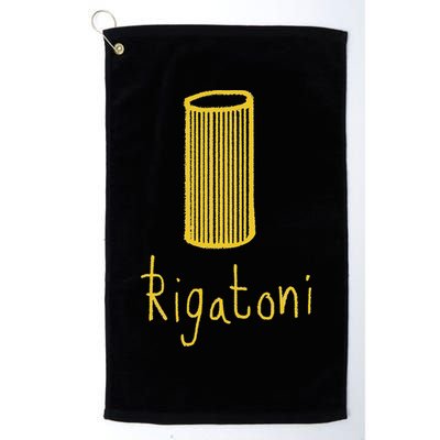 Rigatoni Pasta Wear Your Love Of Pasta Funny Golf Towel