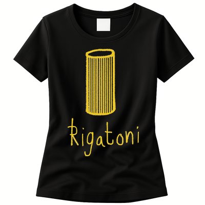 Rigatoni Pasta Wear Your Love Of Pasta Funny Womens T-Shirt