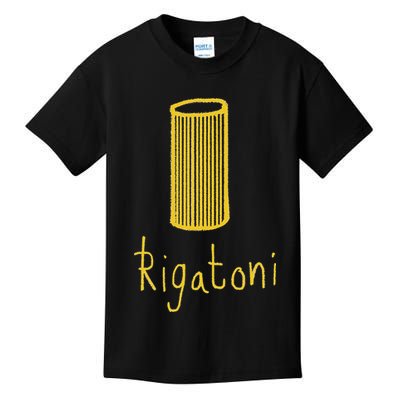 Rigatoni Pasta Wear Your Love Of Pasta Funny Kids T-Shirt