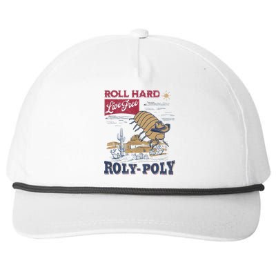 Roly Poly Western Rodeo Cowboy Dung Beetle Retro Snapback Five-Panel Rope Hat