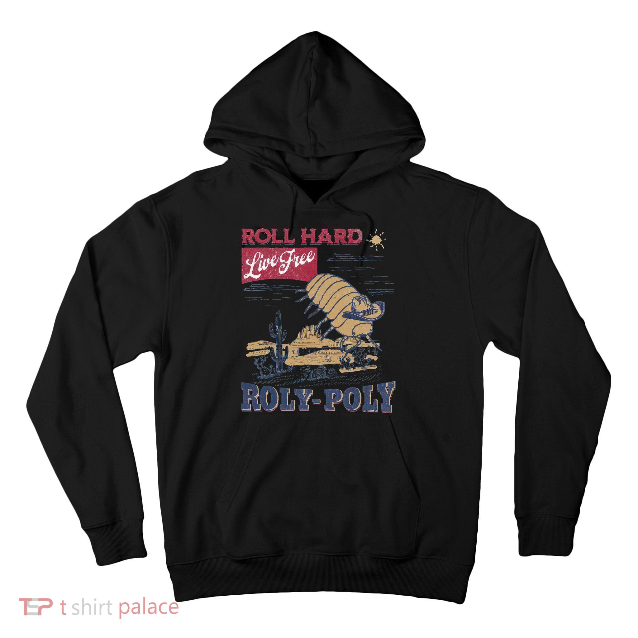 Roly Poly Western Rodeo Cowboy Dung Beetle Retro Tall Hoodie