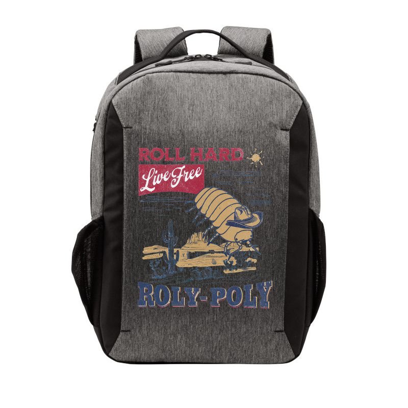 Roly Poly Western Rodeo Cowboy Dung Beetle Retro Vector Backpack