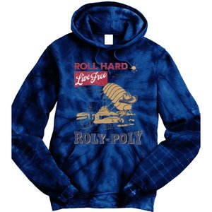 Roly Poly Western Rodeo Cowboy Dung Beetle Retro Tie Dye Hoodie