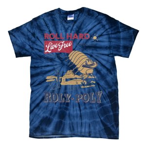 Roly Poly Western Rodeo Cowboy Dung Beetle Retro Tie-Dye T-Shirt