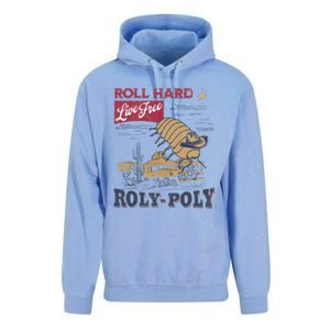 Roly Poly Western Rodeo Cowboy Dung Beetle Retro Unisex Surf Hoodie