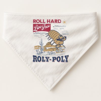 Roly Poly Western Rodeo Cowboy Dung Beetle Retro USA-Made Doggie Bandana