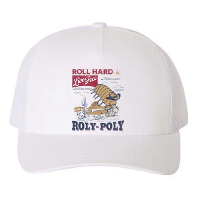 Roly Poly Western Rodeo Cowboy Dung Beetle Retro Yupoong Adult 5-Panel Trucker Hat