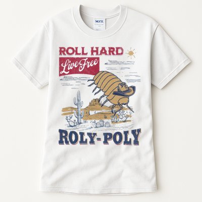 Roly Poly Western Rodeo Cowboy Dung Beetle Retro Tall T-Shirt
