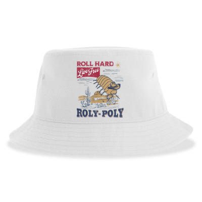 Roly Poly Western Rodeo Cowboy Dung Beetle Retro Sustainable Bucket Hat