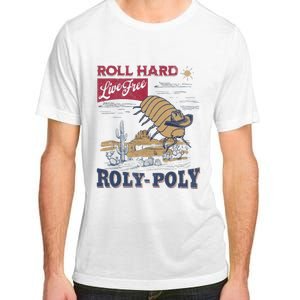 Roly Poly Western Rodeo Cowboy Dung Beetle Retro Adult ChromaSoft Performance T-Shirt