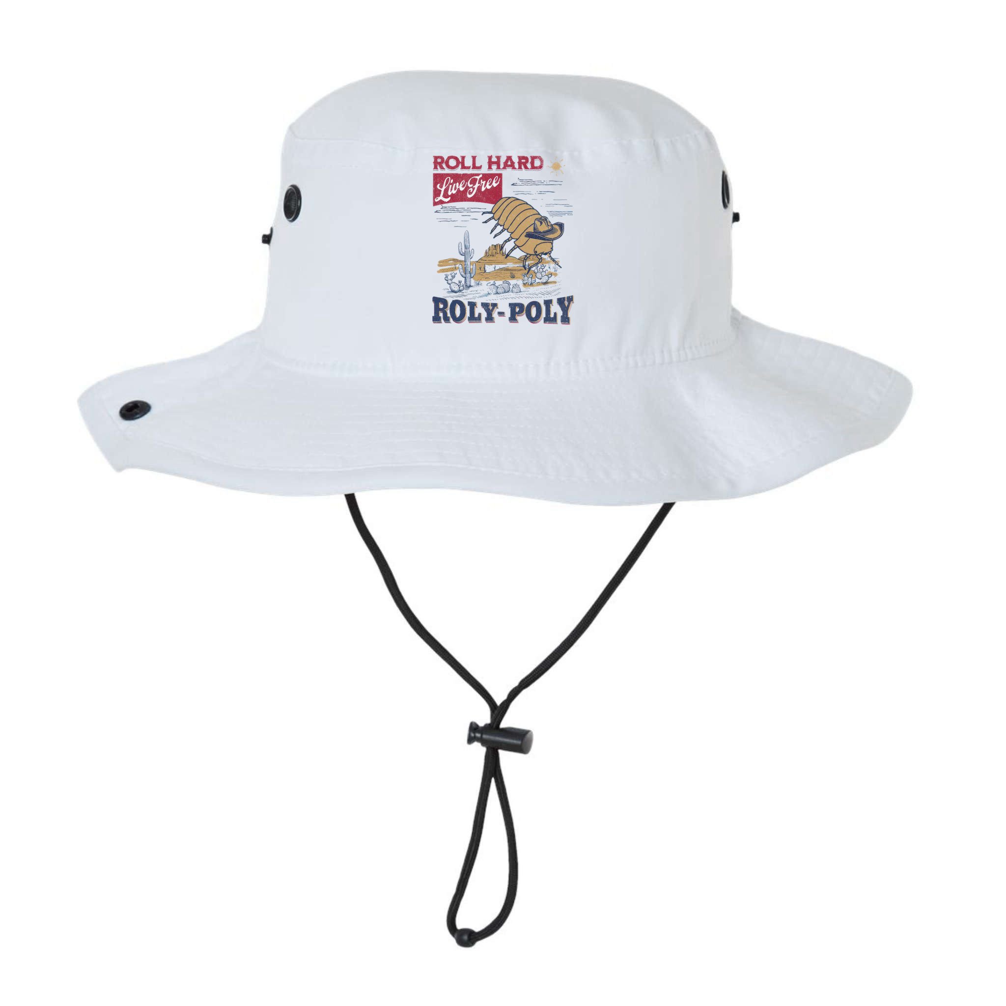 Roly Poly Western Rodeo Cowboy Dung Beetle Retro Bucket Hat