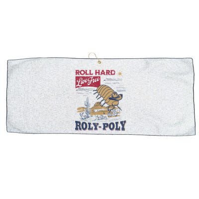 Roly Poly Western Rodeo Cowboy Dung Beetle Retro Large Microfiber Waffle Golf Towel