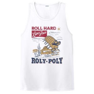 Roly Poly Western Rodeo Cowboy Dung Beetle Retro PosiCharge Competitor Tank