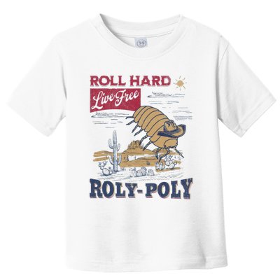 Roly Poly Western Rodeo Cowboy Dung Beetle Retro Toddler T-Shirt