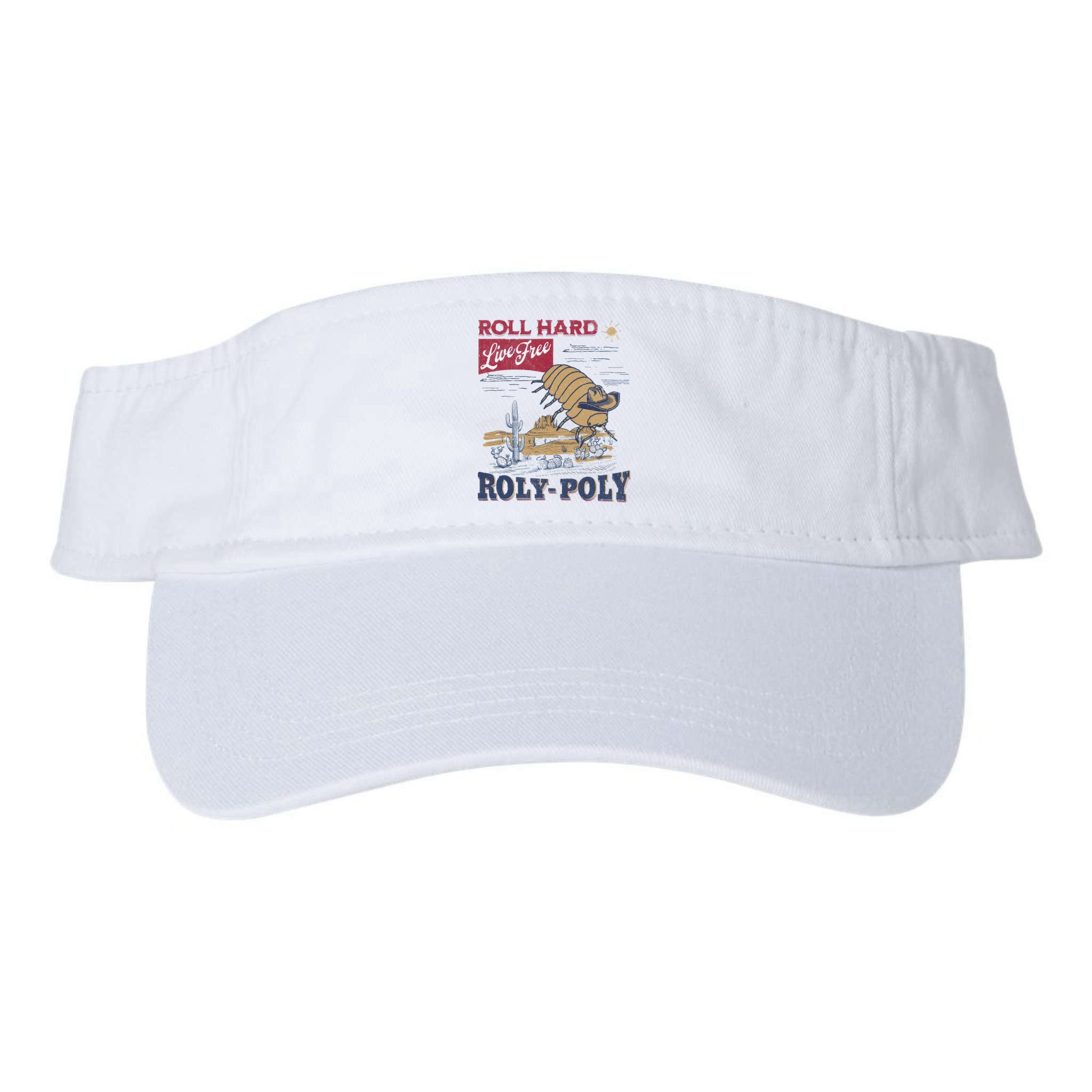 Roly Poly Western Rodeo Cowboy Dung Beetle Retro Visor