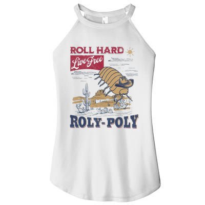 Roly Poly Western Rodeo Cowboy Dung Beetle Retro Women’s Perfect Tri Rocker Tank