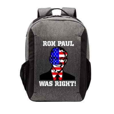 Ron Paul Was Right Vector Backpack