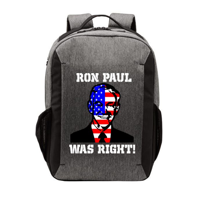 Ron Paul Was Right Vector Backpack